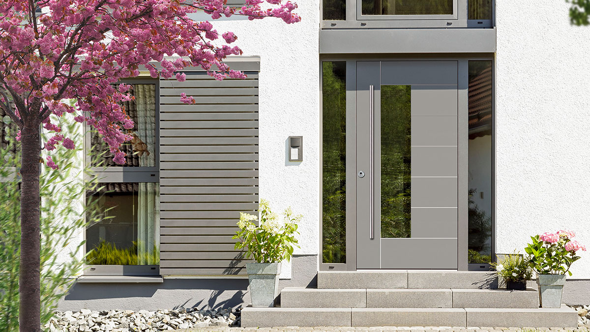 Aluminium-Holz-Haustüren | Bildquelle: KNEER GmbH